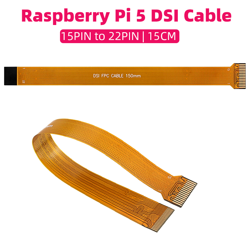 Pi Camera Cable - Raspberry Pi 5 DSI 22Pin to