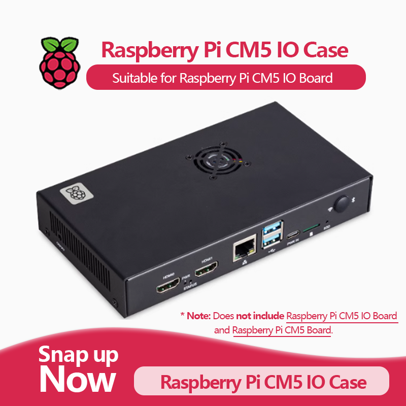 Pi 5 Case - เคส IO อย่างเป็นทางการสำหรับ Raspberry Pi Compute