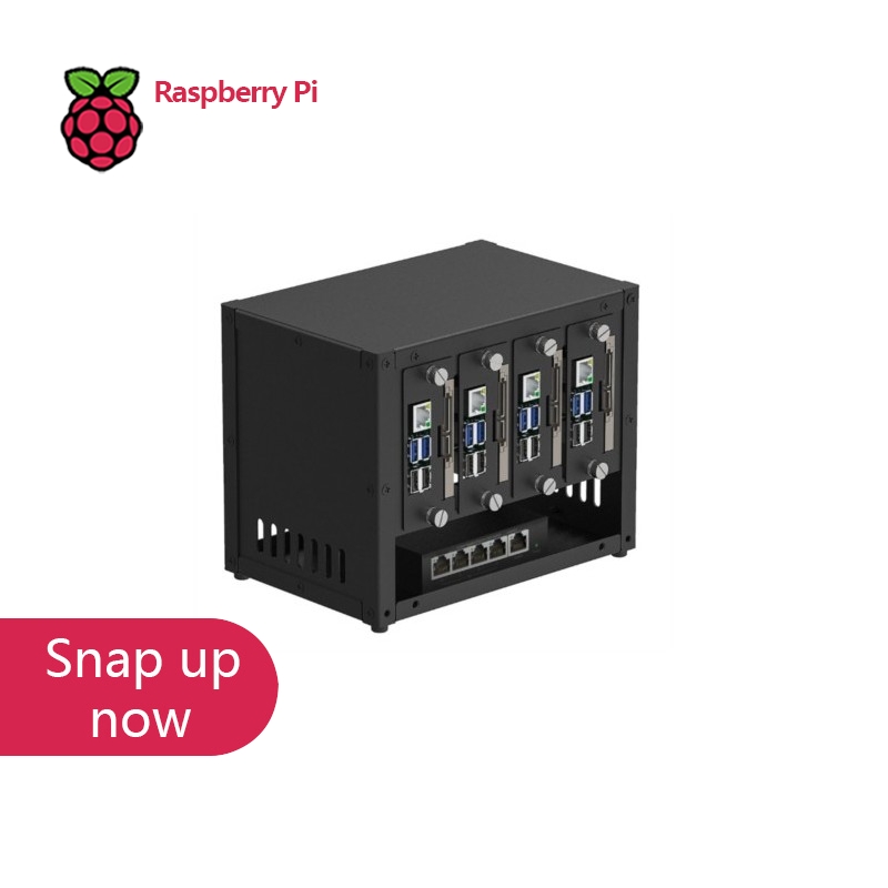 Pi 4 Case - กล่องใส่ Raspberry Pi Cluster ของ UCTRONICS,