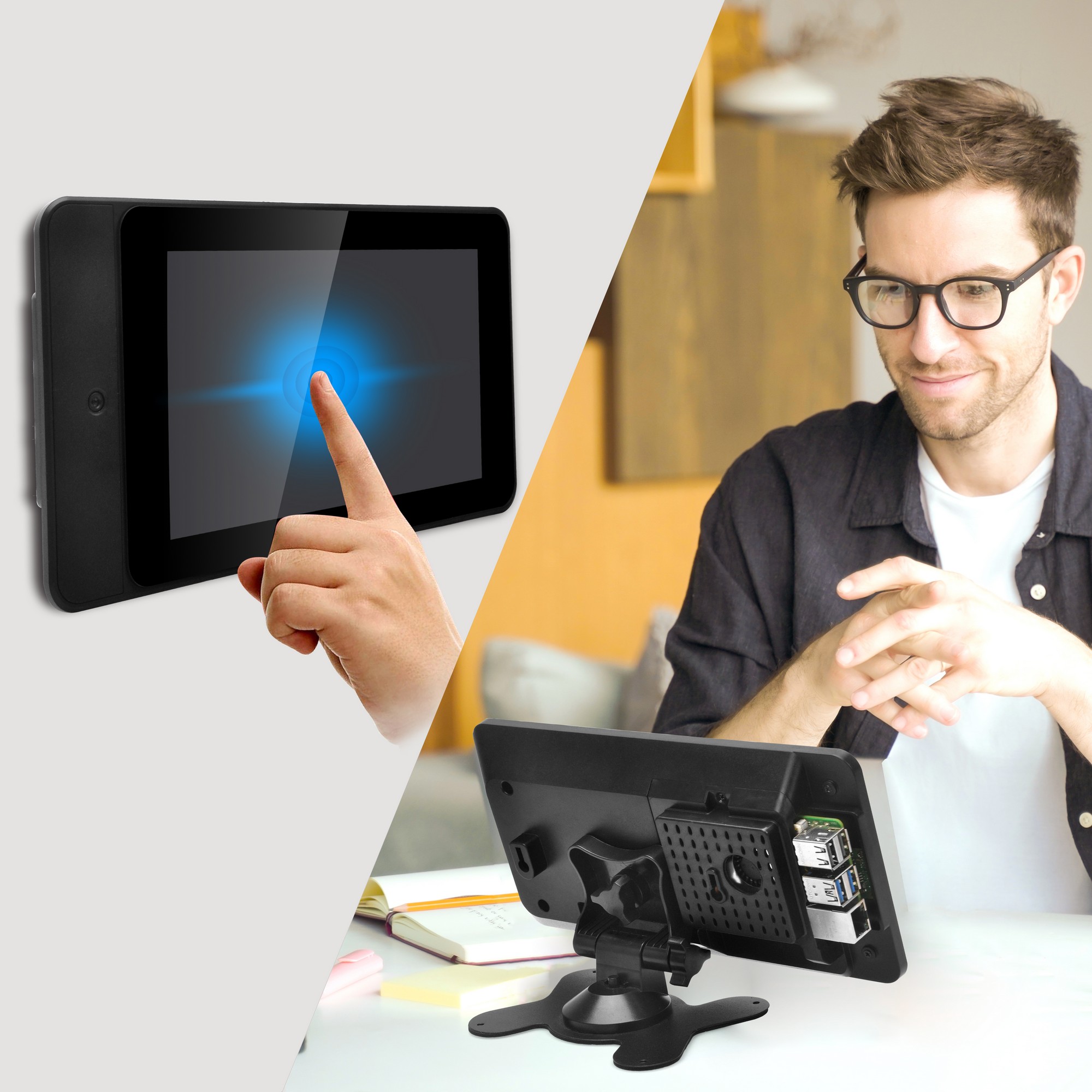 เคส OSOYOO PiStudio พร้อมหน้าจ - Pi 5 Case บทวิจารณ์และราคา