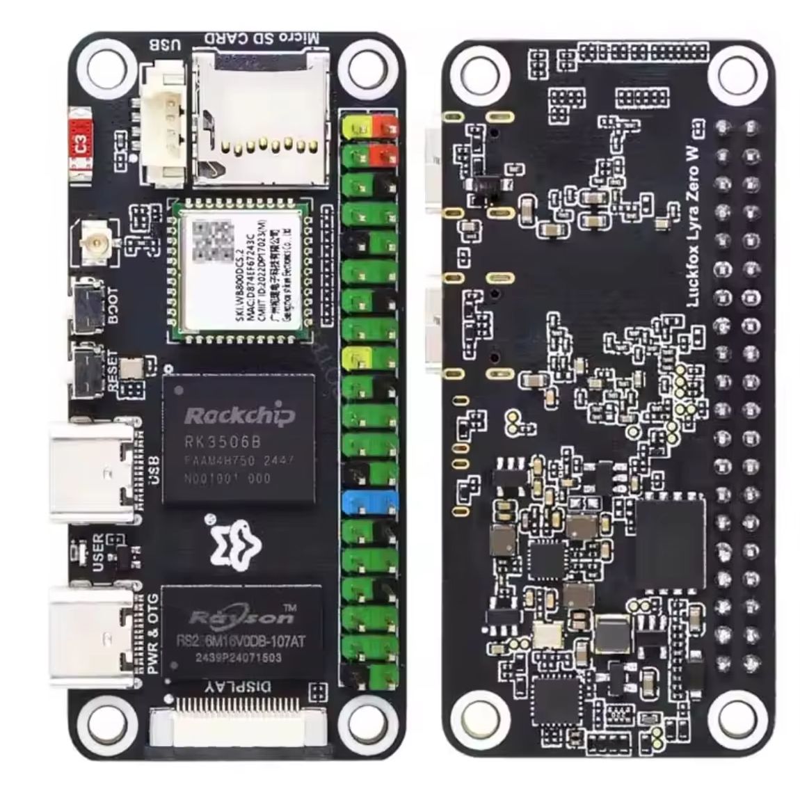 บอร์ด Luckfox Lyra Zero W RK35 - Pi Zero บทวิจารณ์และราคา