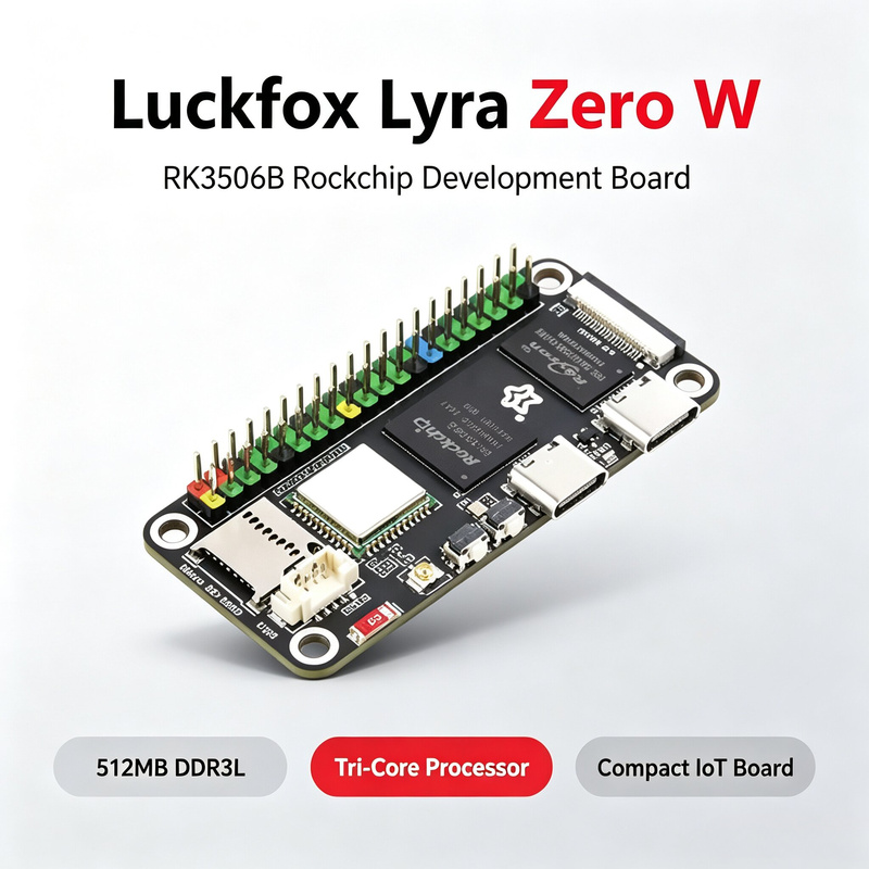 บอร์ด Luckfox Lyra Zero W RK35 - Pi Zero บทวิจารณ์และราคา