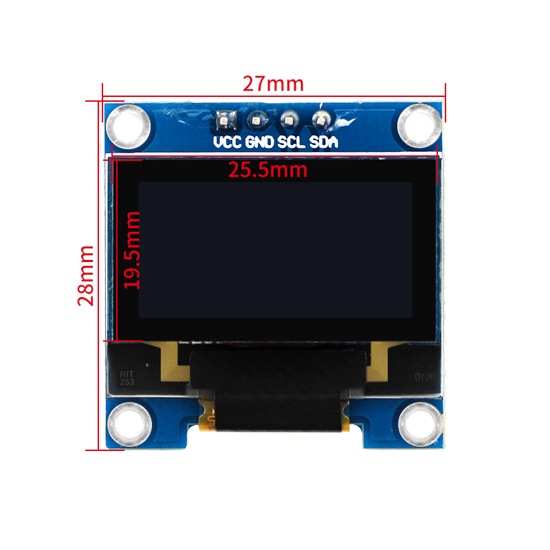 0.96 นิ้ว OLED SSD1306 I2C IIC - Pi Zero บทวิจารณ์และราคา