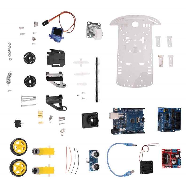 ชุดโครงรถหุ่นยนต์อัจฉริยะ ABXE - Arduino Kit บทวิจารณ์และราคา