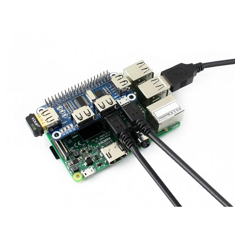 ฮับ USB 4 พอร์ต พร้อม HDMI สำห - Pi Zero บทวิจารณ์และราคา
