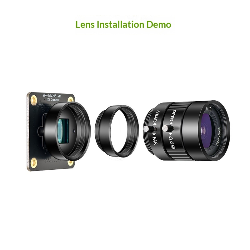 โมดูลกล้อง Raspberry Pi IMX296 - Raspberry Pi Global Shutter Camera Imx296 บทวิจารณ์และราคา
