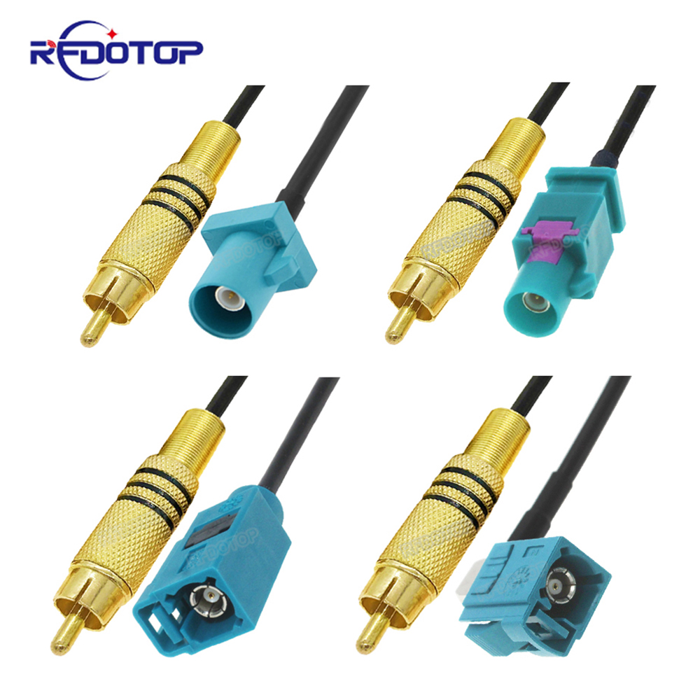 1 ชิ้น RCA ชายปลั๊ก Fakra Z ชา - Pi Camera Cable บทวิจารณ์และราคา