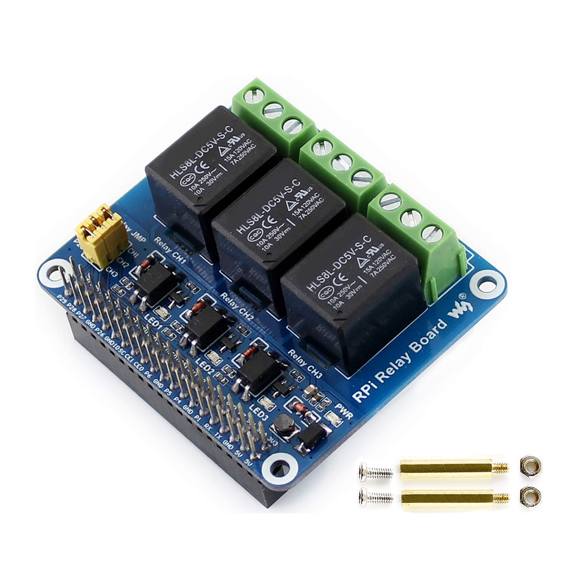 Waveshare 5V 3-Channel Relay M - Pi Zero บทวิจารณ์และราคา
