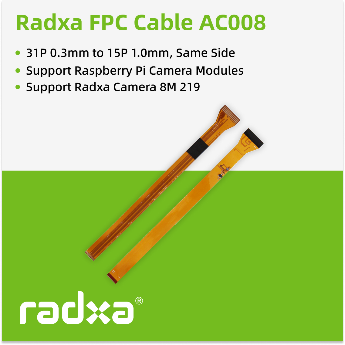 สายเคเบิล Radxa Camera FPC AC0 - Pi Camera Cable บทวิจารณ์และราคา