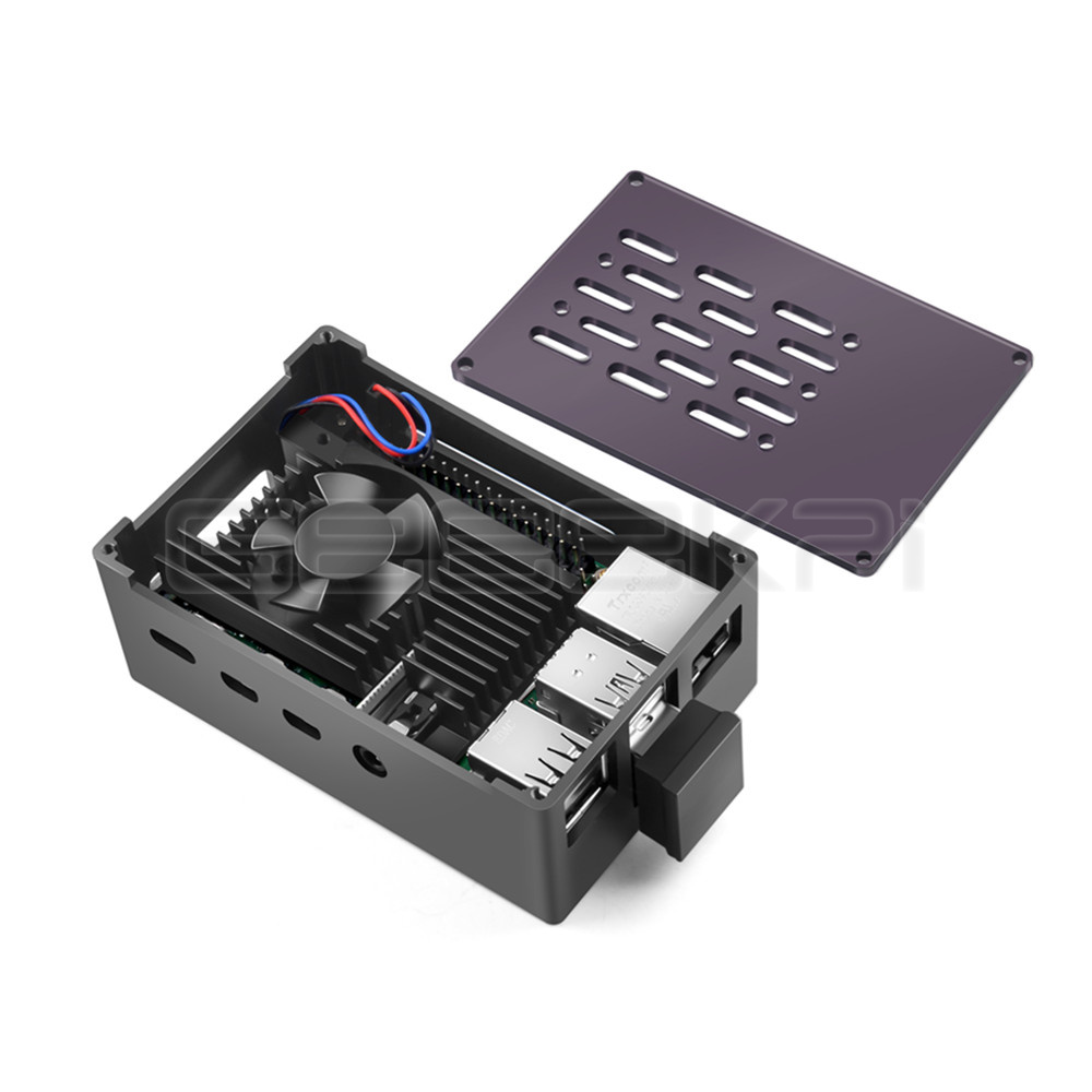 GeeekPi อลูมิเนียมอิฐสีดำเปลือ - Pi Cooler บทวิจารณ์และราคา