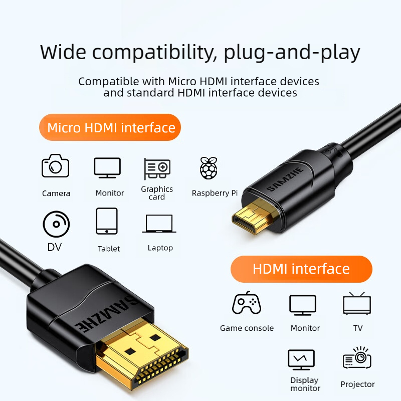 สายเคเบิล Micro HDMI ที่รองรับ - Pi Camera Cable บทวิจารณ์และราคา