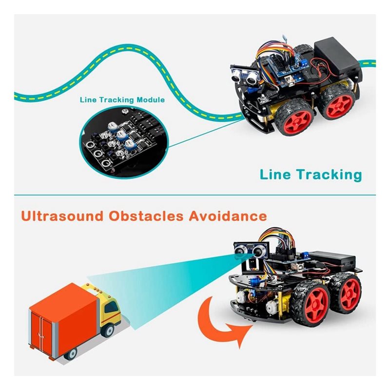 ชุดรถหุ่นยนต์อัจฉริยะ WOWFU-4W - Arduino Kit บทวิจารณ์และราคา